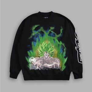 New Level Of Power London Crewneck in Black SIZE LARGE DARC SPORT